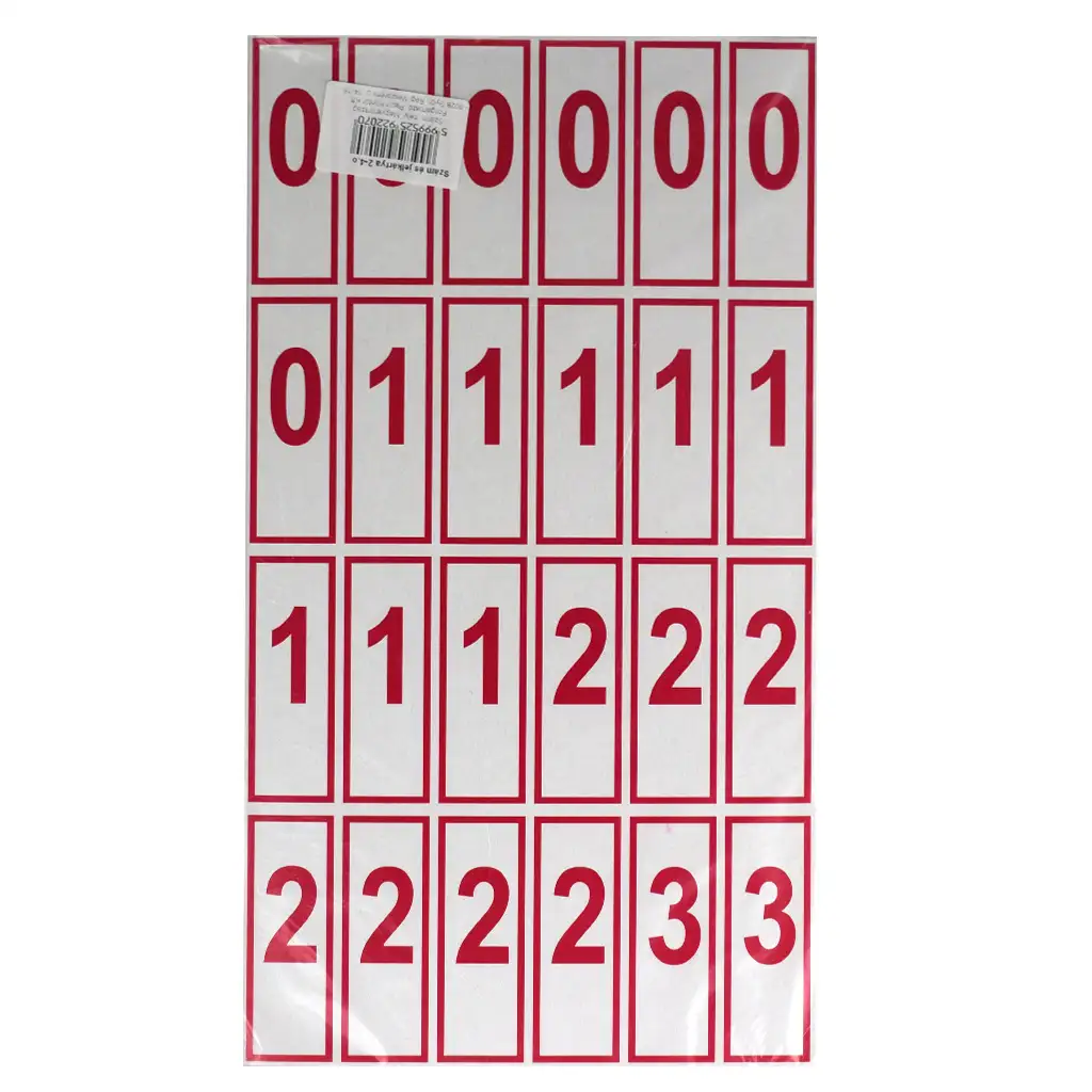 Zahlen- und Symbolkarten für die 2.-4. Klasse