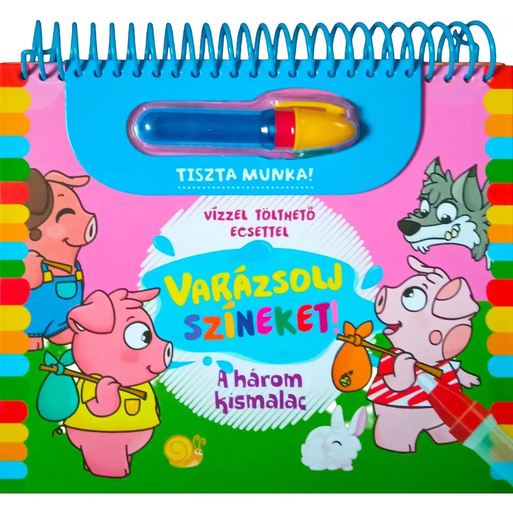 Zaubere Farben! – Das Beschäftigungsbuch von den drei kleinen Schweinchen