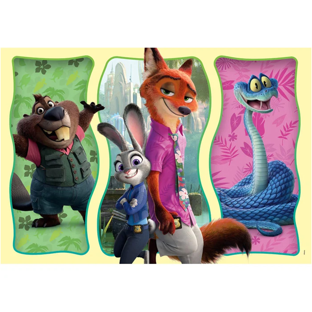 Zootropolis 2 104-teiliges Super Color Puzzle - Clementoni kép 2