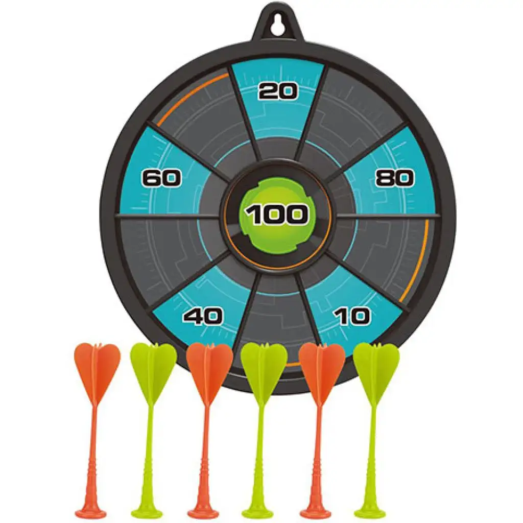 Zweiseitige Dartscheibe mit Saugnapfpfeilen kép 2