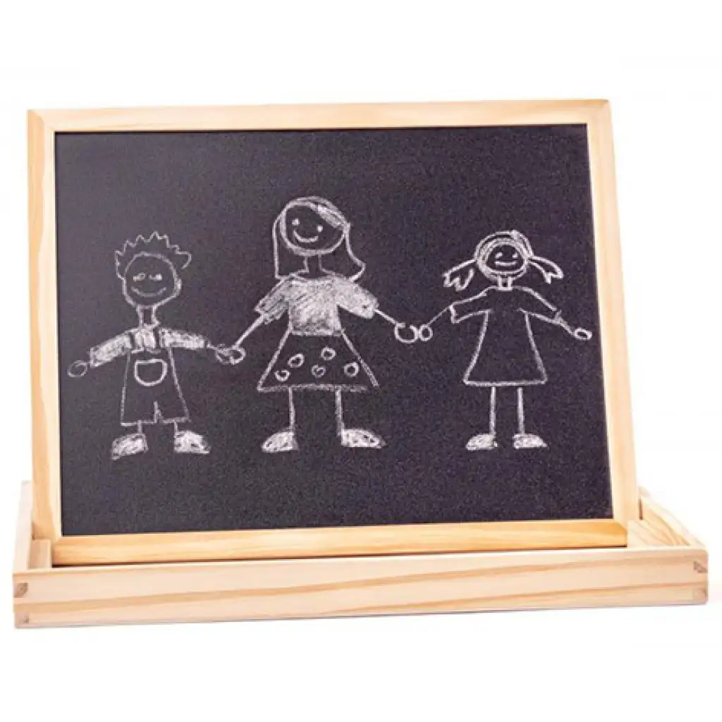 Zweiseitiges Magnettafel-Set mit Tiermotiven und Holzrahmen - Woodyland kép 2