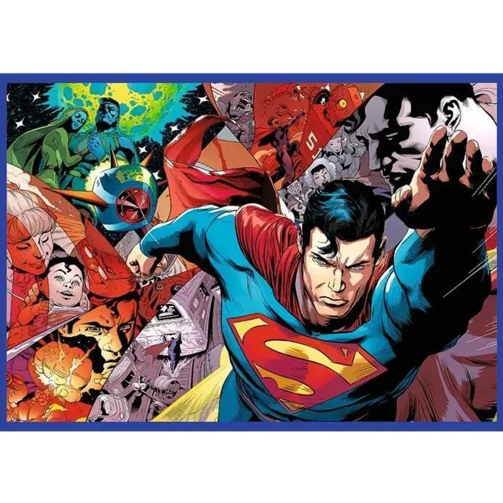 DC: Der mutige Superman 4x250-teiliges Puzzle - Trefl kép 2