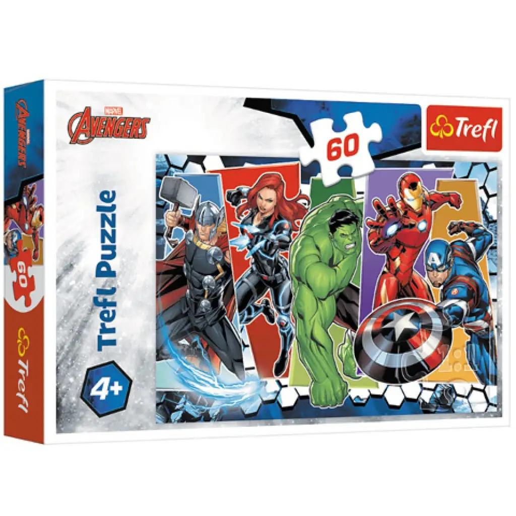 Das unbesiegbare Avengers Puzzle 60-teiliges Puzzle - Trefl