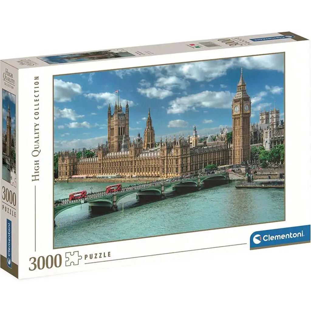 Das Parlament Häuser 3000-teiliges HQC Puzzle - Clementoni