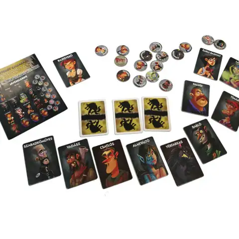 Die Nacht des Schreckens: Werwolf-Brettspiel kép 2