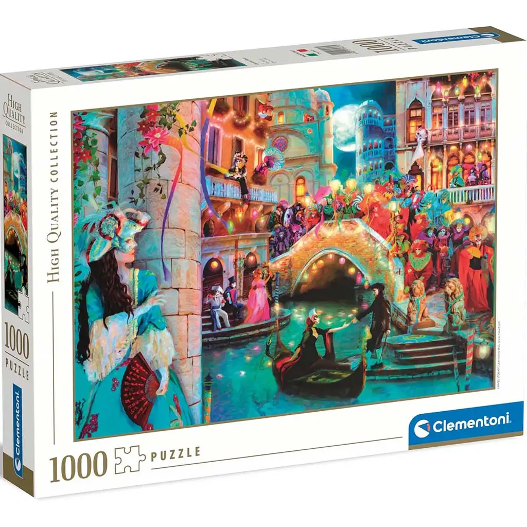 Der venezianische Karneval HQC 1000-teilige Puzzle - Clementoni kép 1