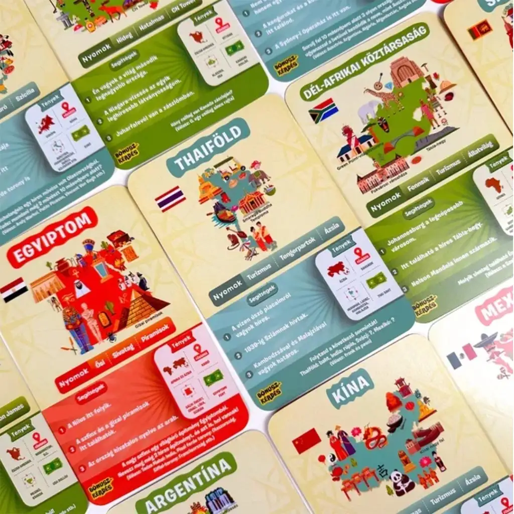 10+Quiz - Die Länder der Welt Brettspiel kép 2