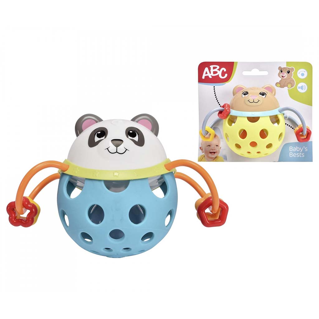 ABC Panda Rasselball mit Griff und Beißring - Simba Toys