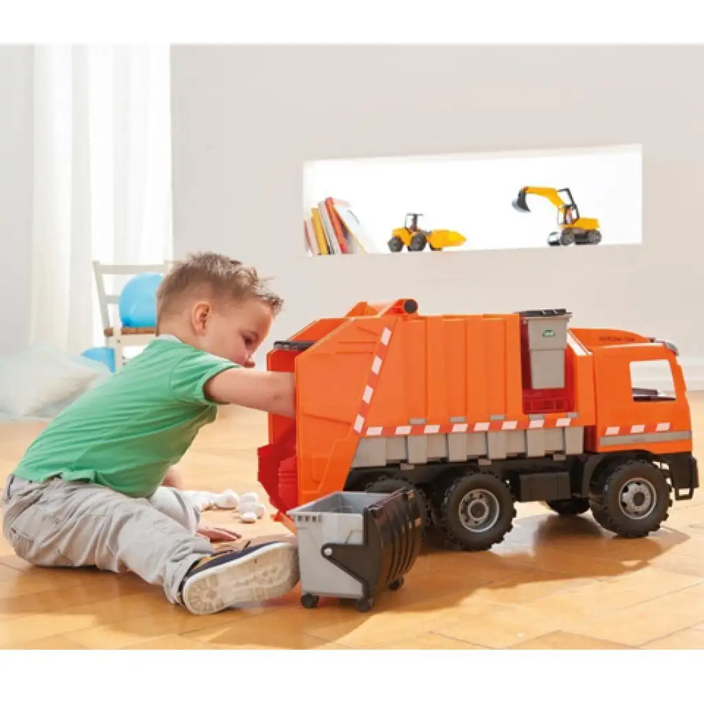 LENA: Mercedes-Benz Actros riesiger Müllwagen 64cm kép 3