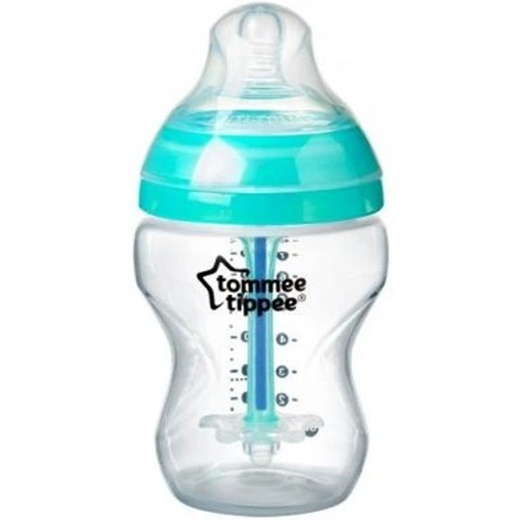 Tommee Tippee: Advanced ANTI-COLIC türkiz cumisüveg 260ml (0 hó+) kép 2