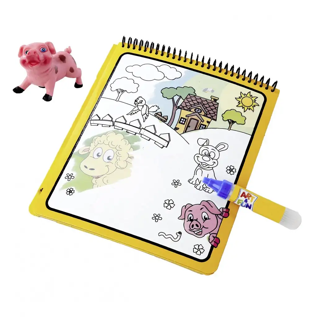 Art&Fun: Bauernhof Zeichnen mit Wasser Kreatives Spiel - Simba Toys kép 2