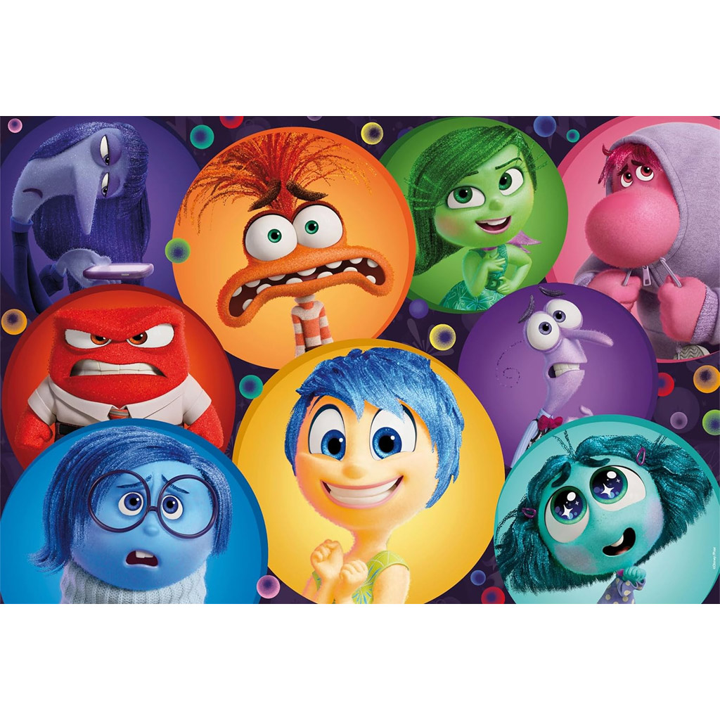 Inside Out 2 2-in-1 Puzzle mit 250 Teilen und Malbuch 50x35cm – Lisciani kép 2