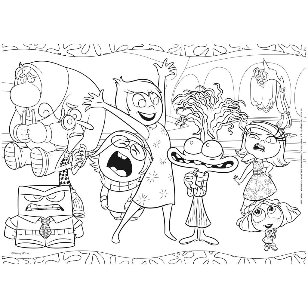 Alles steht Kopf 2 2-in-1 Puzzle und Malbuch mit 48 Teilen 35x25cm – Lisciani kép 3