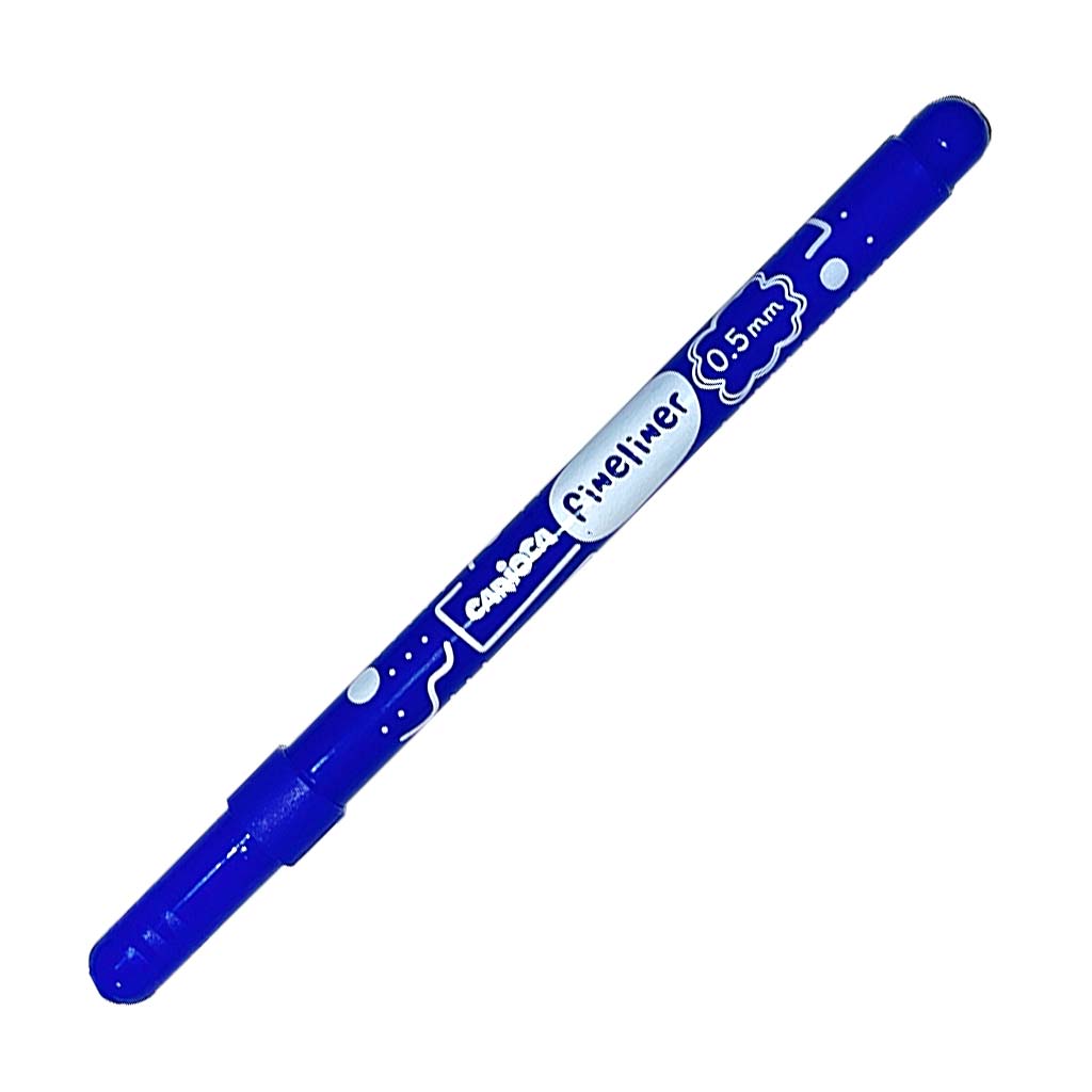 Fineliner tűfilc marker kék színű 0.5mm - Carioca kép 1