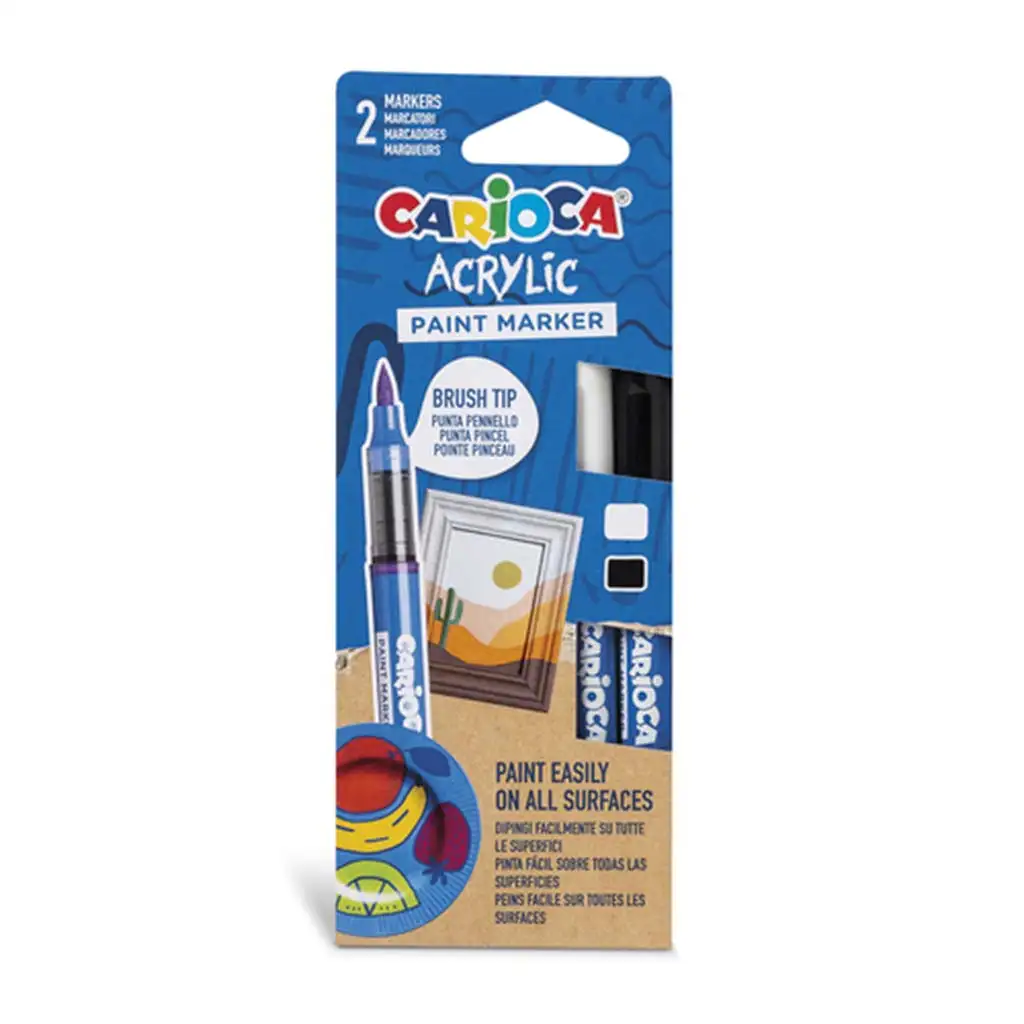 Acrylic Acrylmarker 2er-Set - Carioca