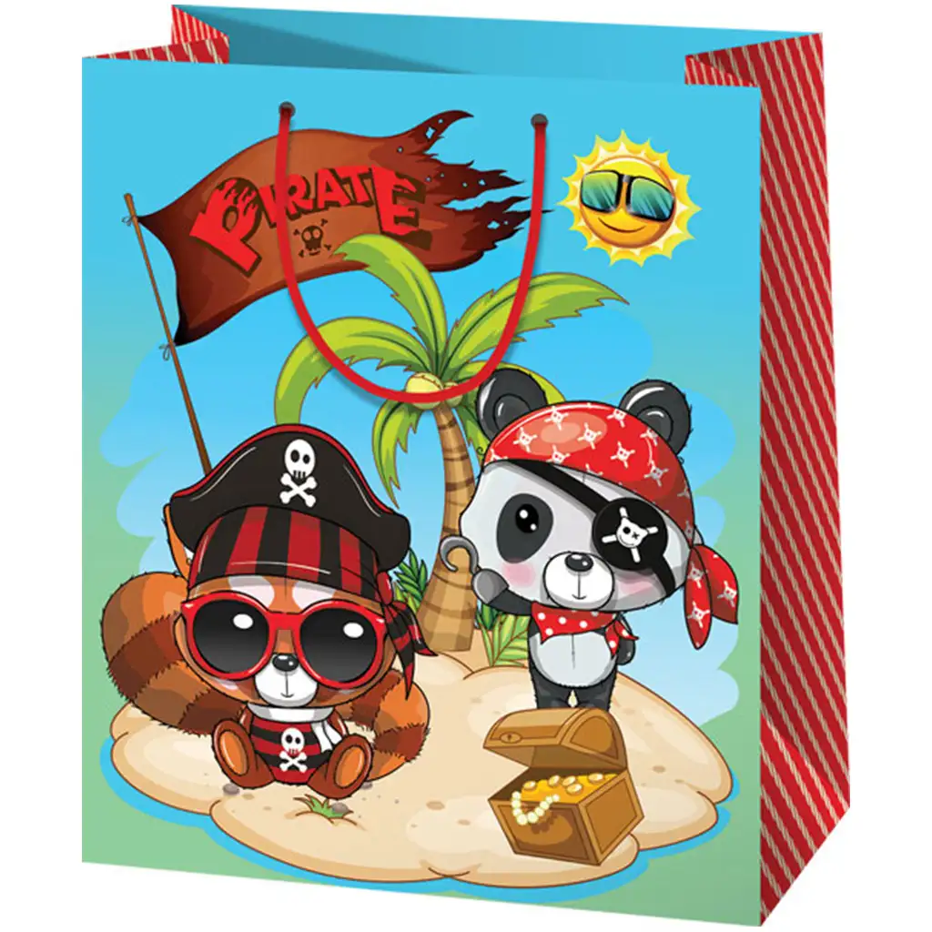 Tierpiraten normale Größe exklusive Geschenktasche 11x6x14cm