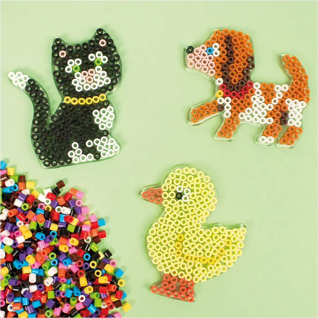 PlayBox: Tier-Steckplatten für 5 mm MIDI Bügelperlen, 4er-Set kép 3