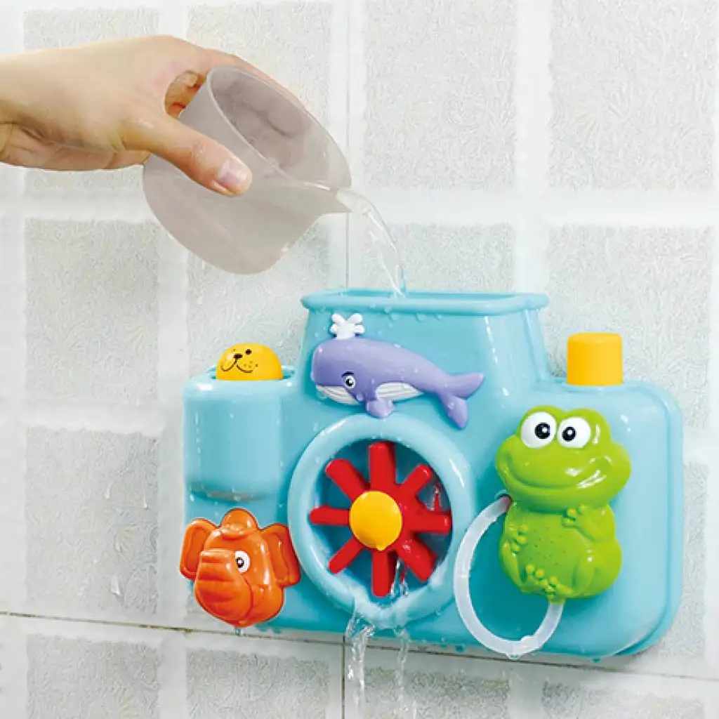 Tierisches Baby-Badespielzeug mit Schaufelrad kép 3