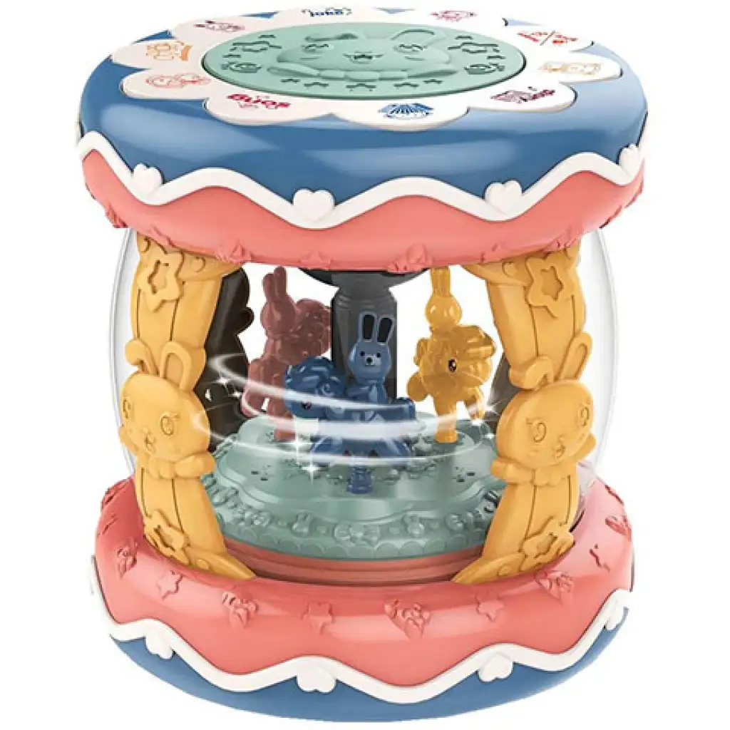 Musikalisches Karussell mit Tieren für Babys kép 2