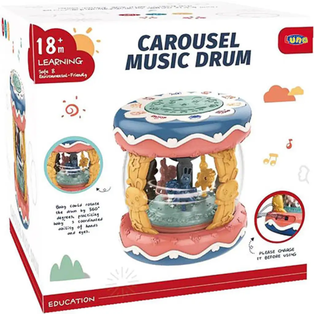 Musikalisches Karussell mit Tieren für Babys