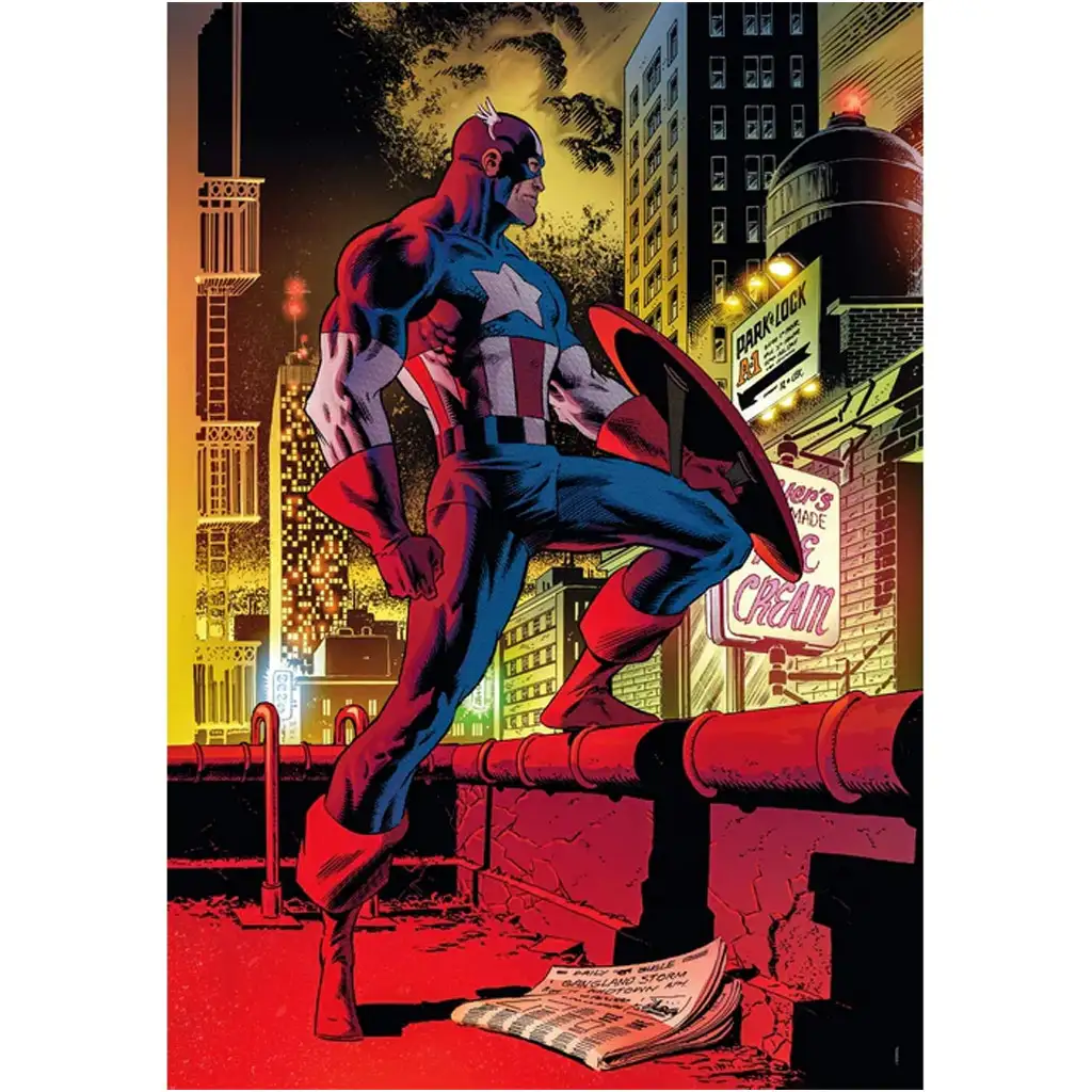 Marvel: Captain America 1000-teilige Puzzle - Clementoni kép 2