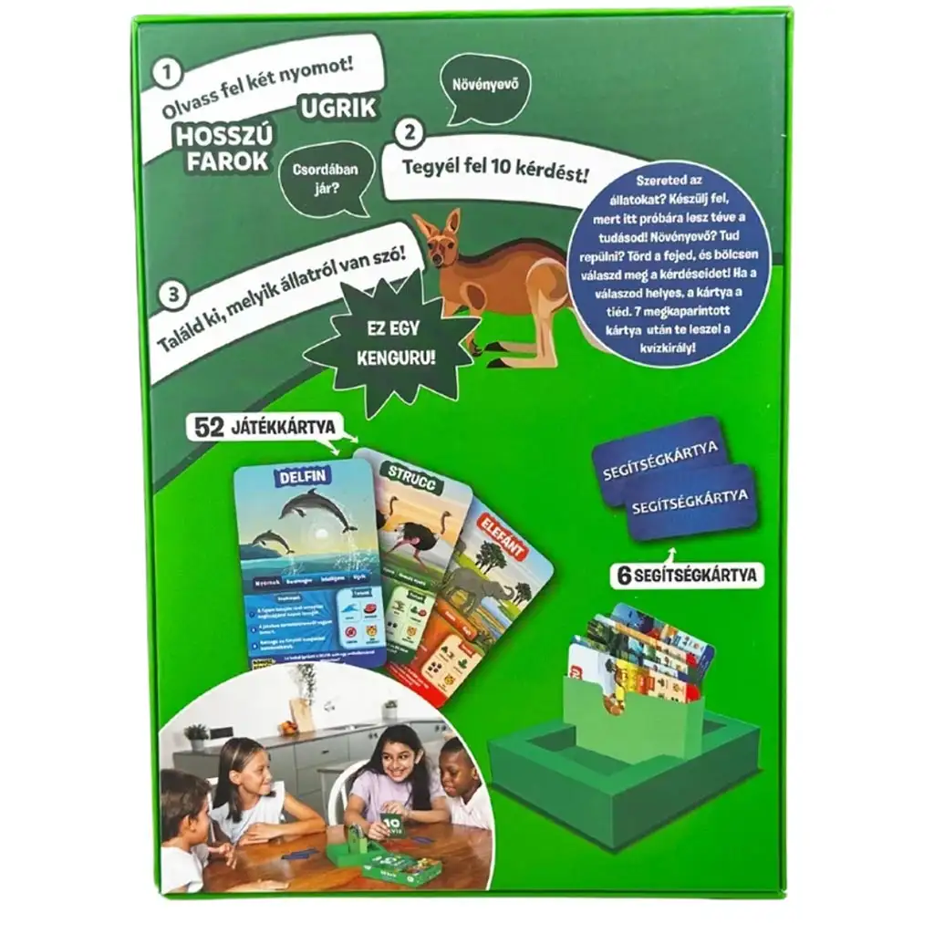 10+Quiz - Erstaunliche Tierwelt Gesellschaftsspiel kép 3