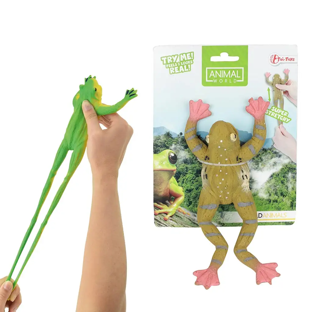 Animal World Lebensechte Stretch-Frosch kép 2