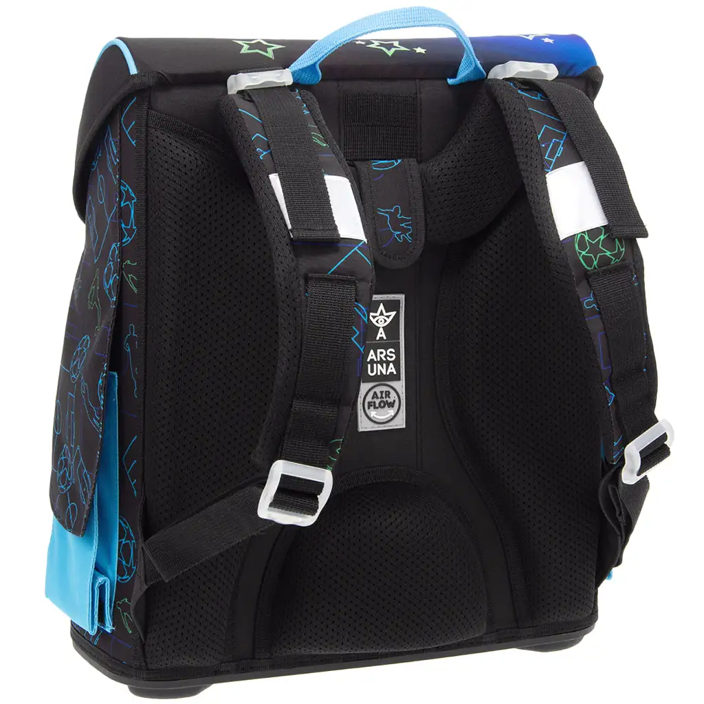Ars Una: Champs kompakter, ergonomischer Schulranzen mit Magnetverschluss, Rucksack 33x41x24cm kép 3