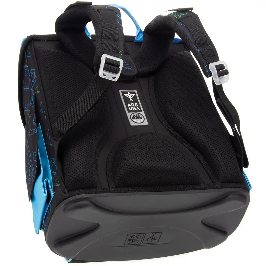 Ars Una: Champs kompakter, ergonomischer Schulranzen mit Magnetverschluss, Rucksack 33x41x24cm kép 5