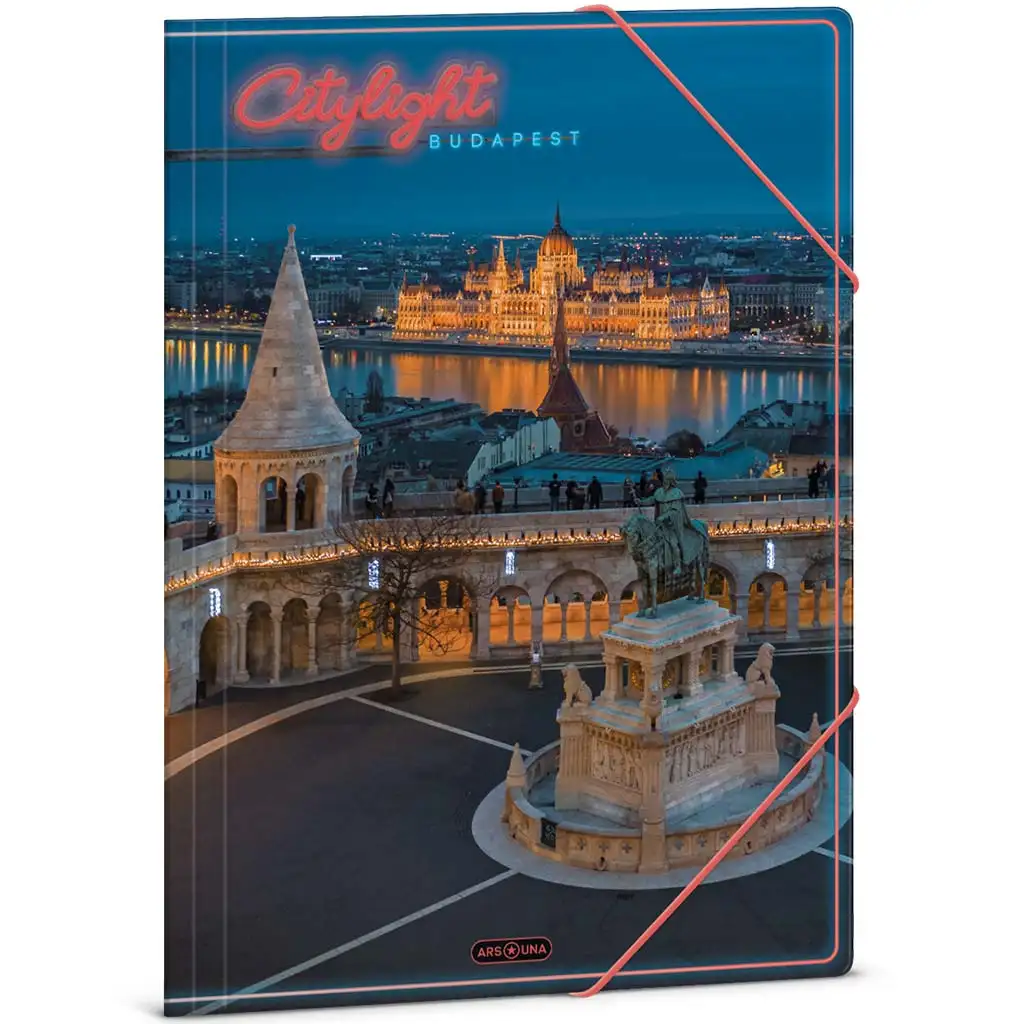 Ars Una: Citylight Budapest A/4 gumis dosszié kép 1