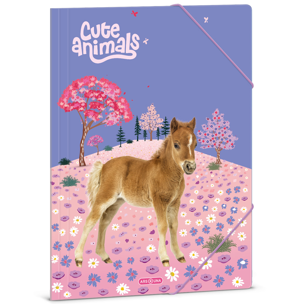 Ars Una: Cute animals - Horse lovas gumis dosszié A/4-es méret kép 1