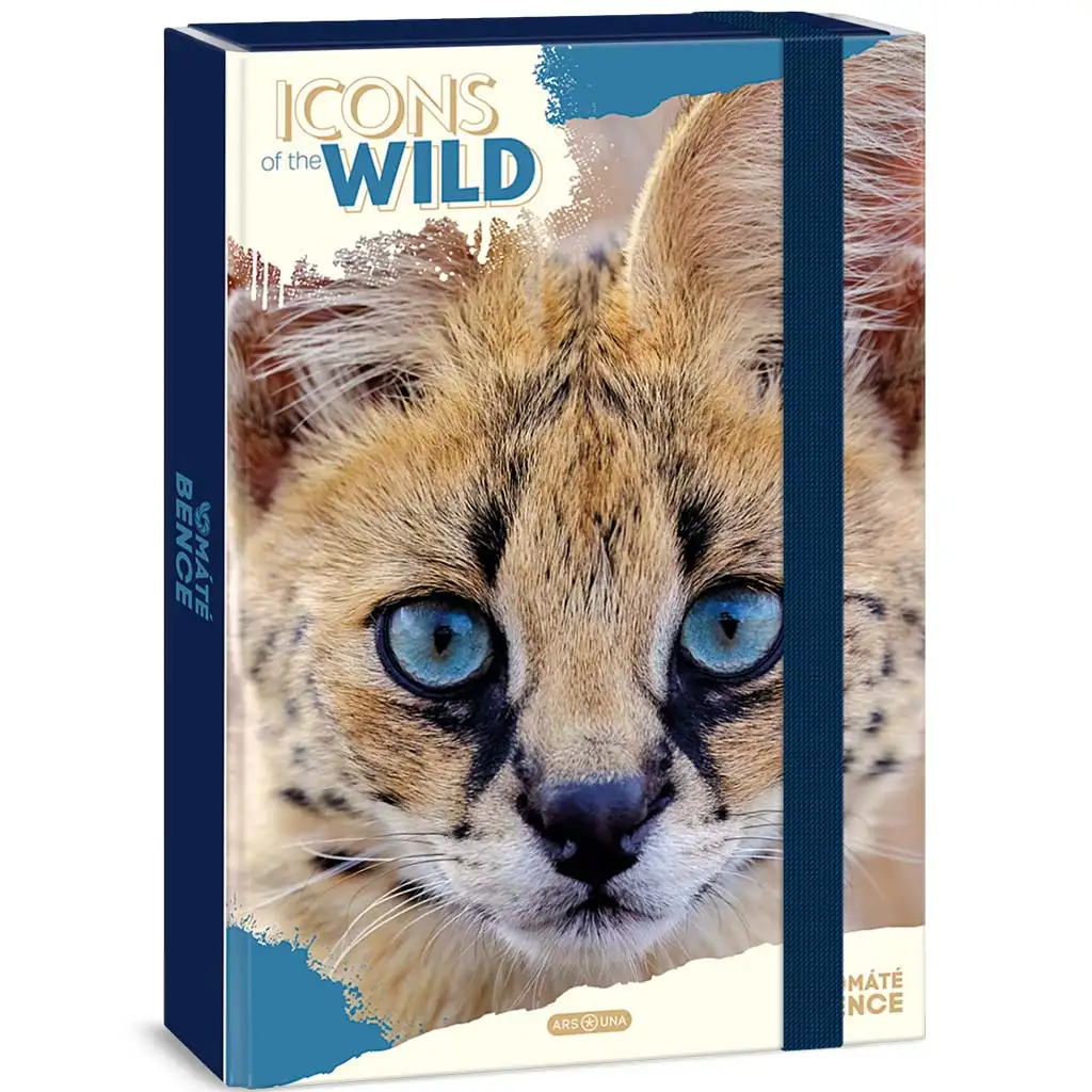 Ars Una: Icons of the Wild Serval A/4 Sammelmappe