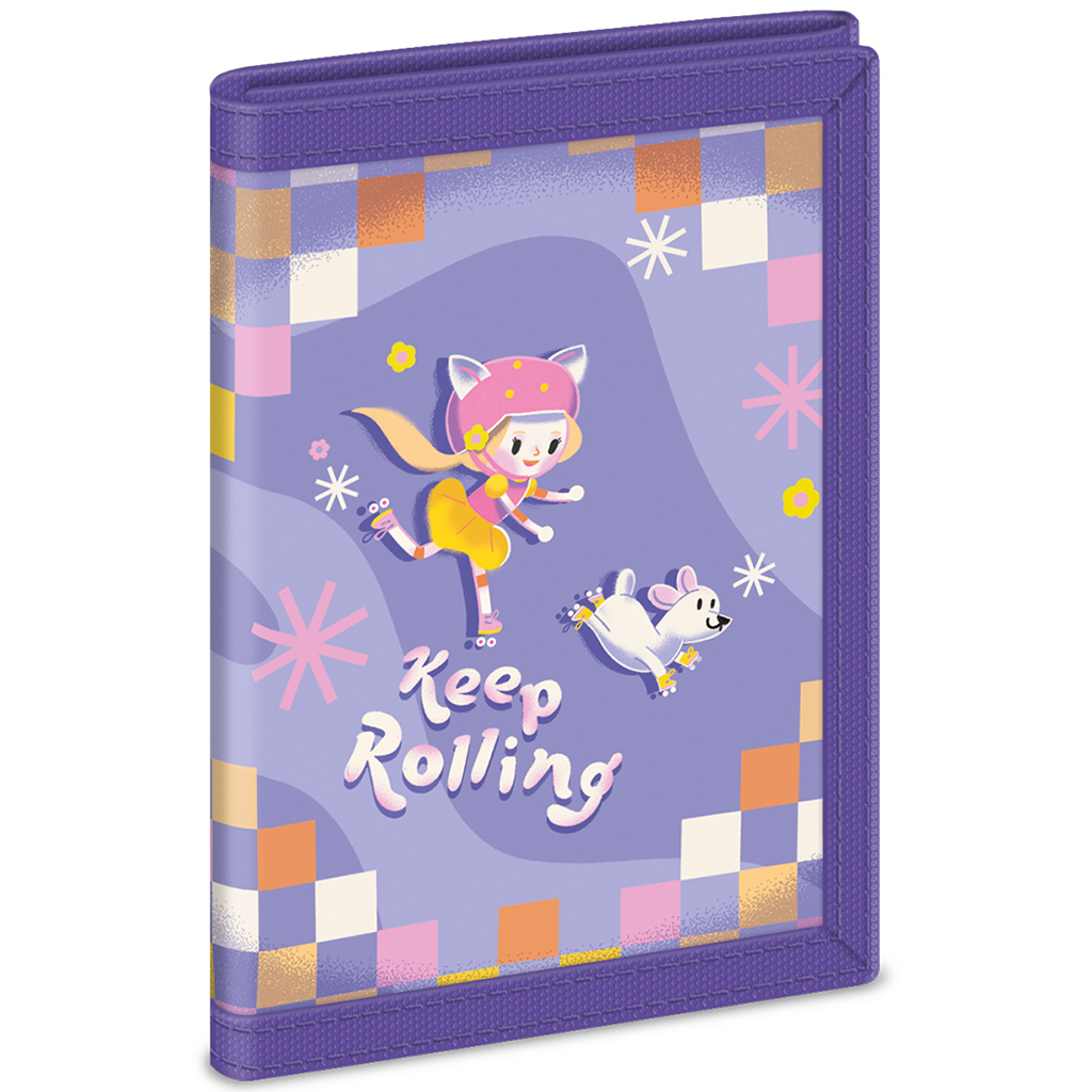 Ars Una: Keep Rolling pénztárca 9x12,5x2cm kép 1