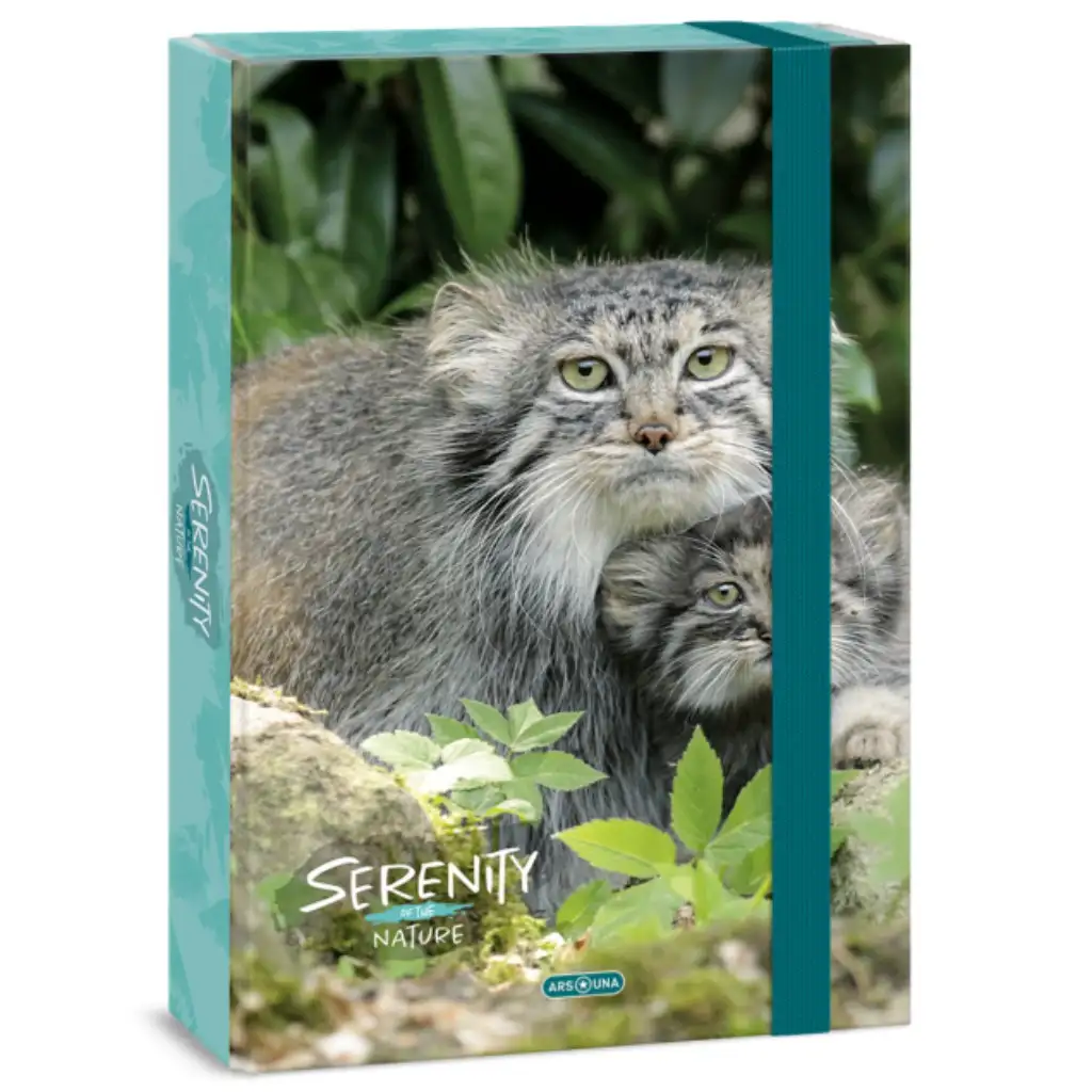 Ars Una: Serenity Manul A4-es füzetbox 4cm-es gerincvastagsággal kép 1