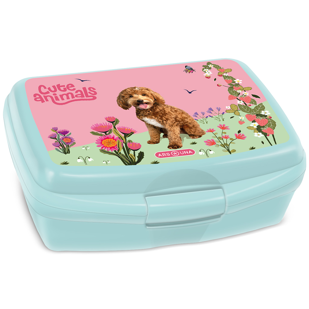 Ars Una: Niedliche Tiere Brotdose mit Hundemotiv