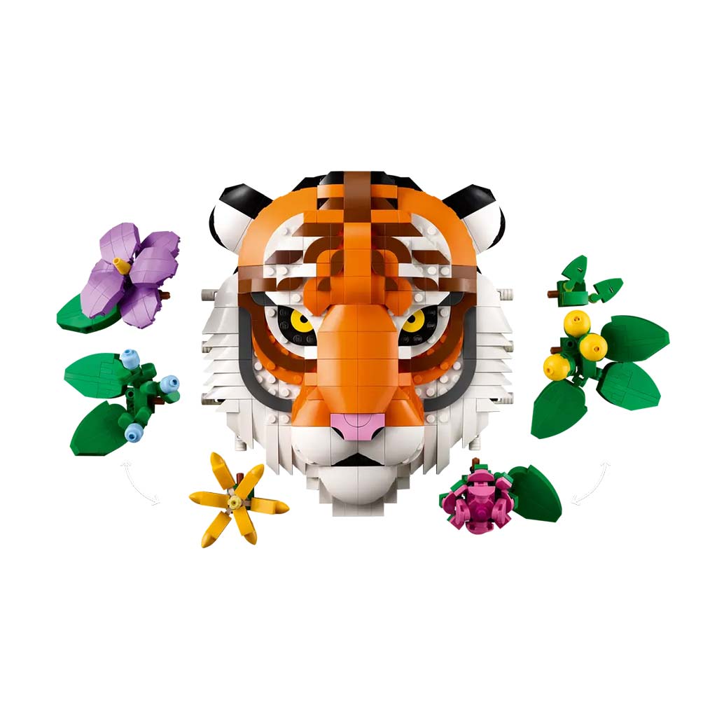 LEGO® Art: Die Faunasammlung – Tiger (31217) kép 4