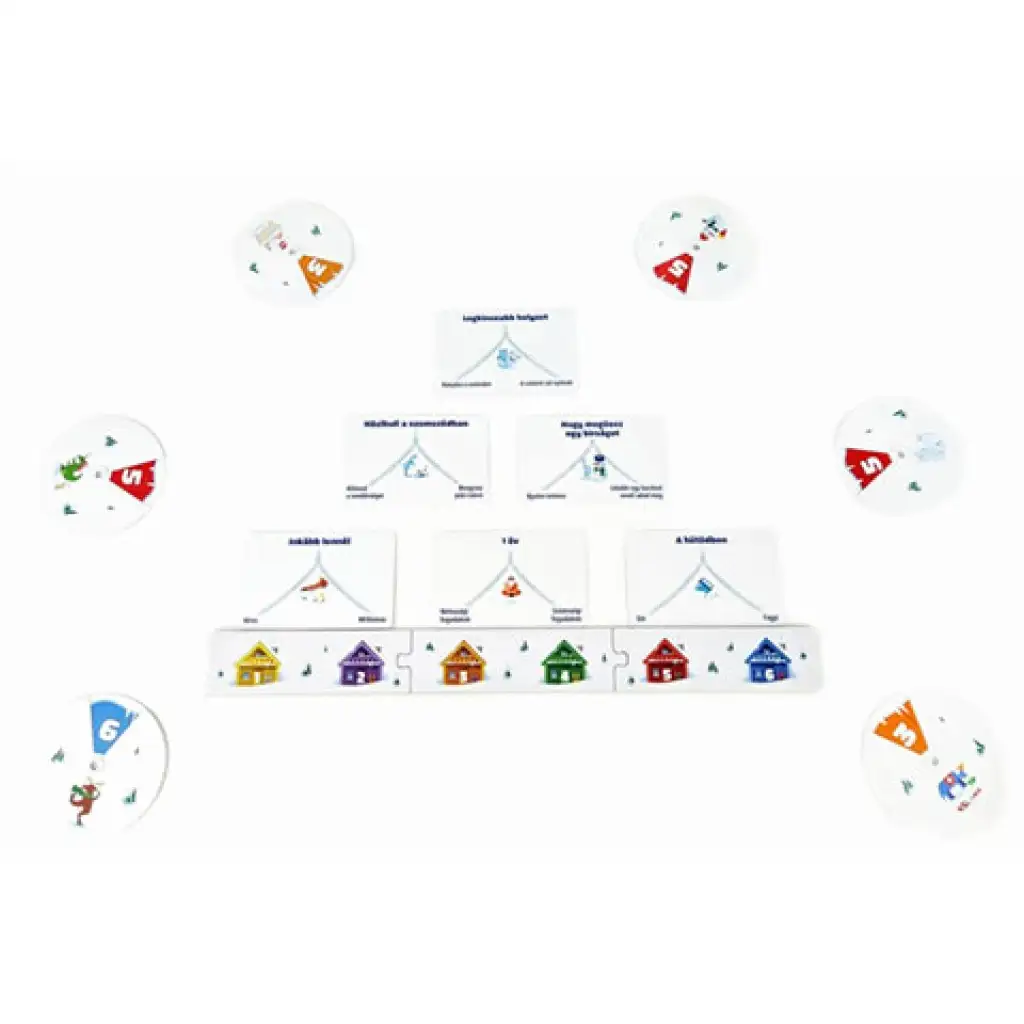 Links-rechts-Dilemma-Brettspiel kép 2