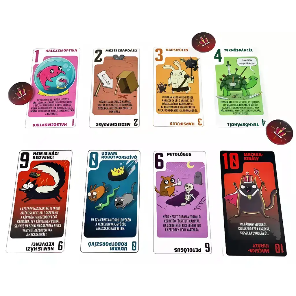 Katzenkampf - Tierische Rauferei Gesellschaftsspiel kép 4