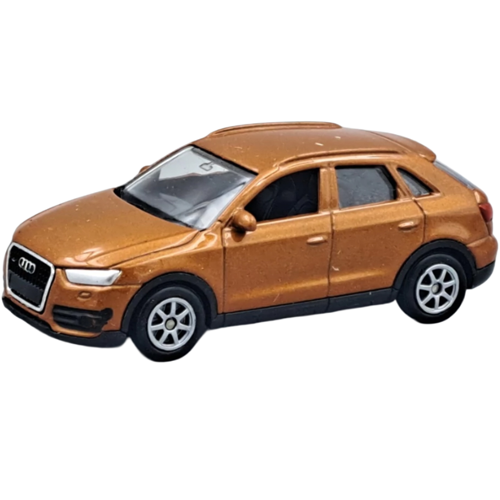 Welly: Audi Q3 braunes Spielzeugauto Modell 1:64 kép 2