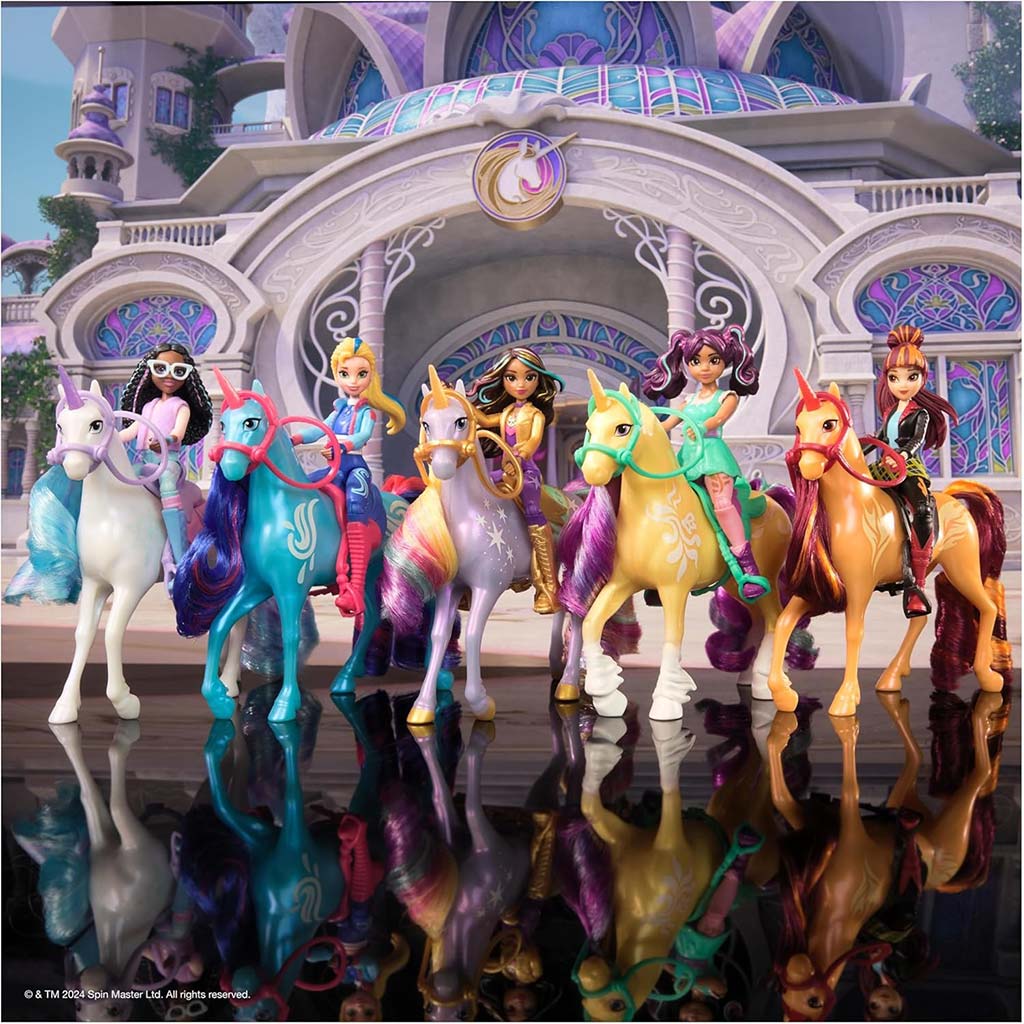 Einhorn Akademie: Ava und Chamäleon-Leaf Spielset – Spin Master kép 4