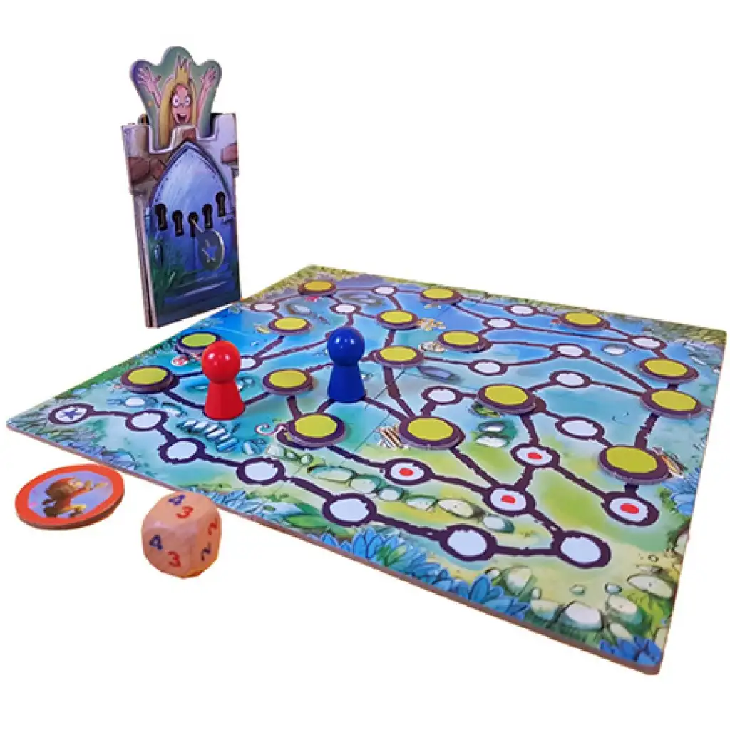 Die verzauberte Turm Gesellschaftsspiel in Metalldose Ausgabe kép 2