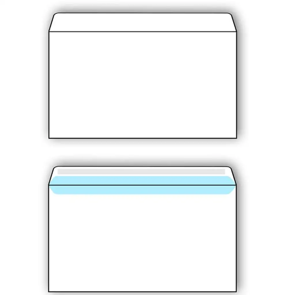 Spirit: Weißer Umschlag B5 25x17cm 10er-Pack kép 2