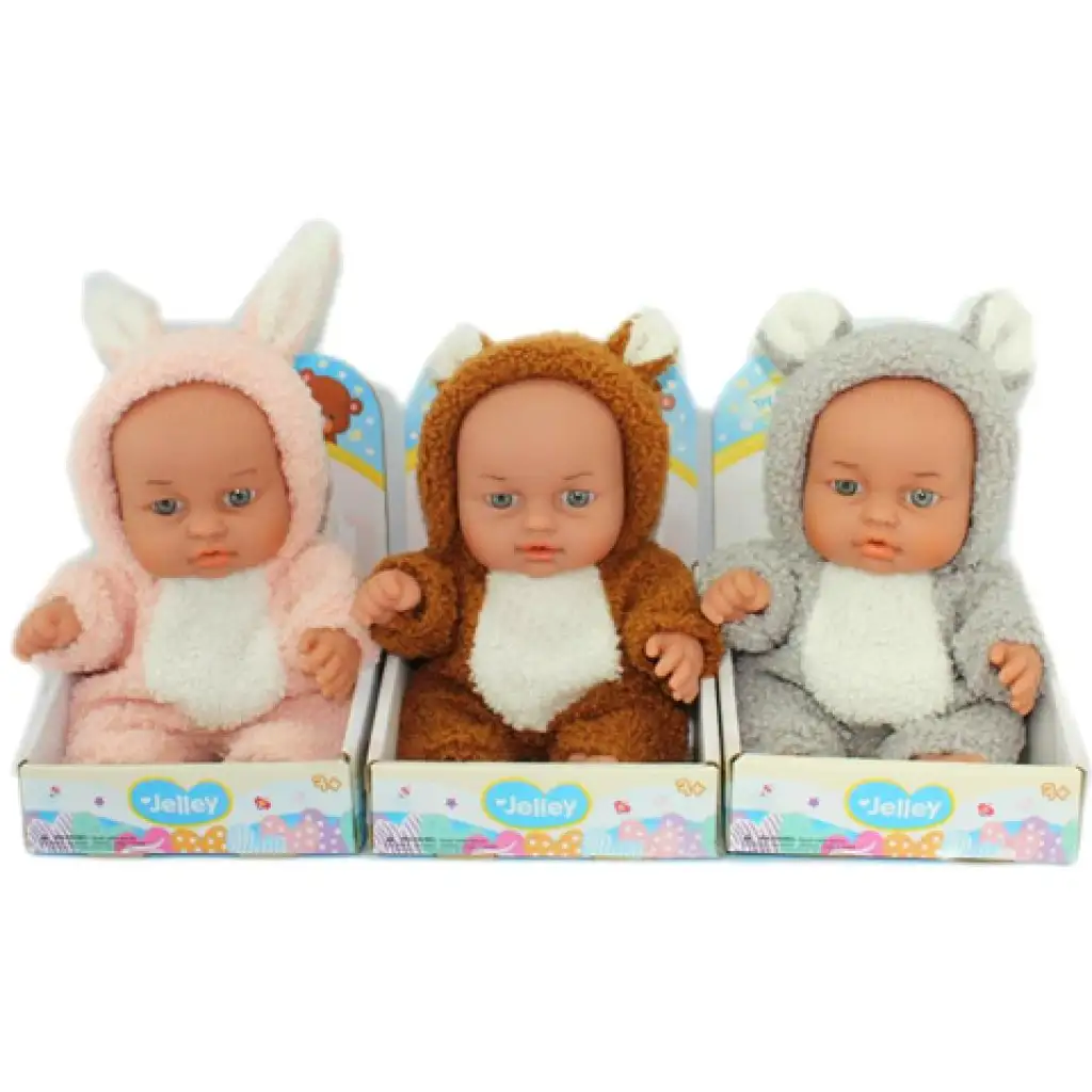 Jelley baba állatos ruhában 20cm kép 1