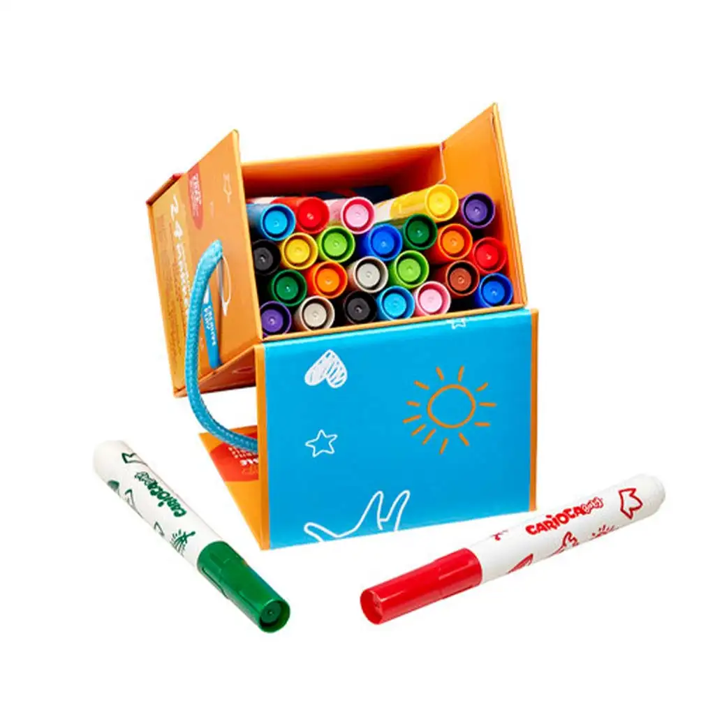 Baby 24er abwaschbares Filzstift-Set - Carioca kép 2