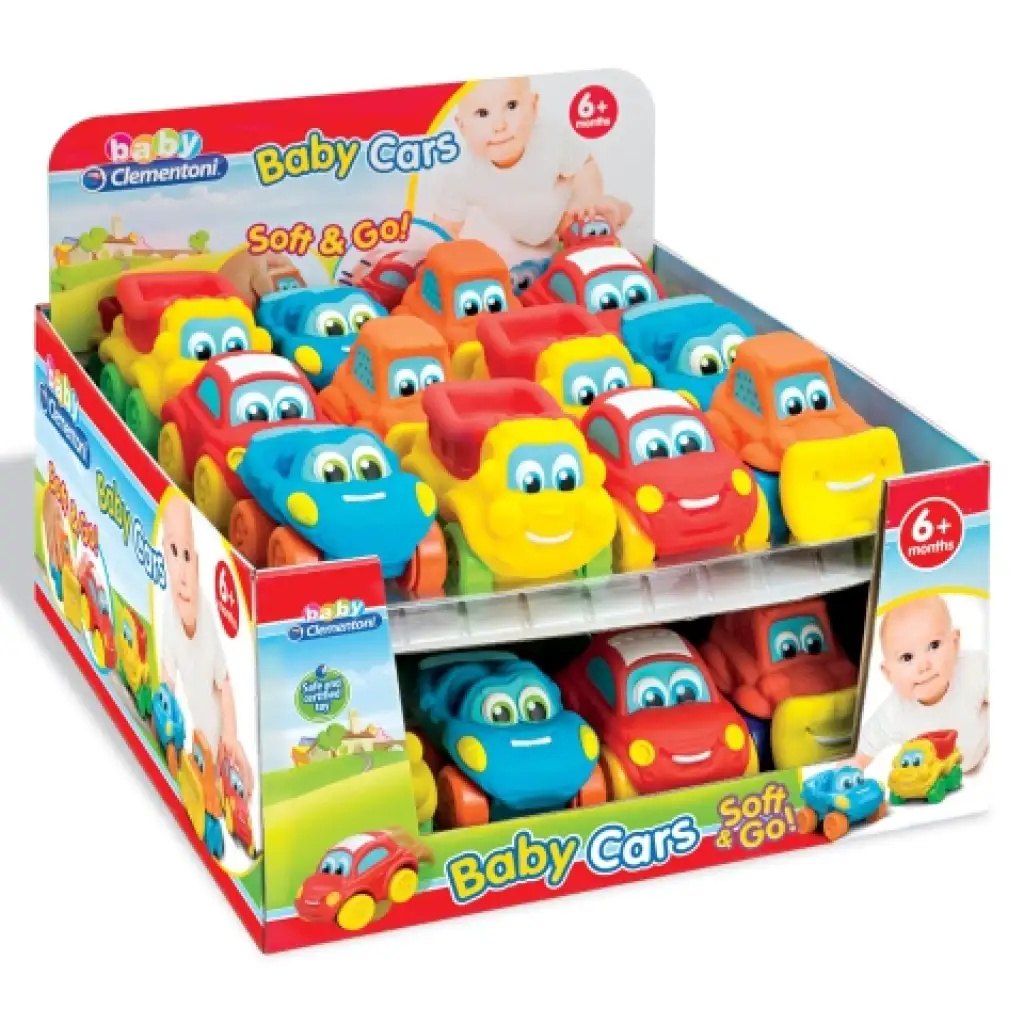 Baby Soft & Go Weiche Spielzeugautos in verschiedenen Ausführungen - Clementoni kép 3