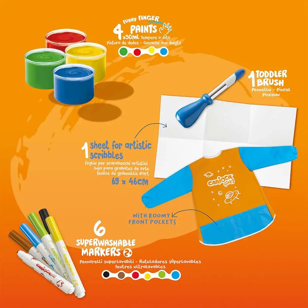 Baby Malset 13-teiliges Set - Carioca kép 3