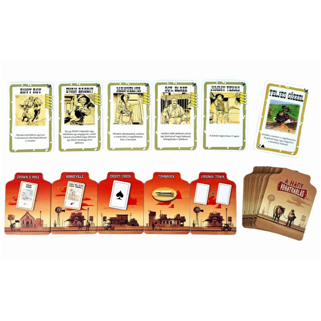 Bang! Das große Zugraub-Kartenspiel kép 4