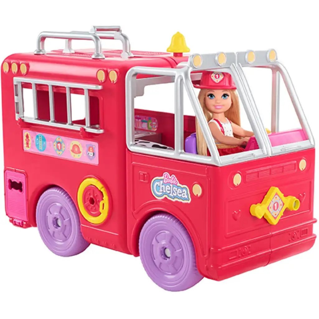 Barbie: Chelsea tűzoltóautó játékszett - Mattel kép 3