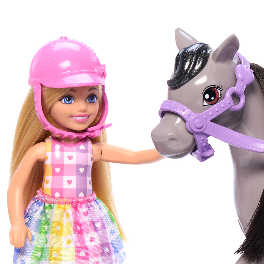 Barbie: Chelsea und Pony-Spielset – Mattel kép 3