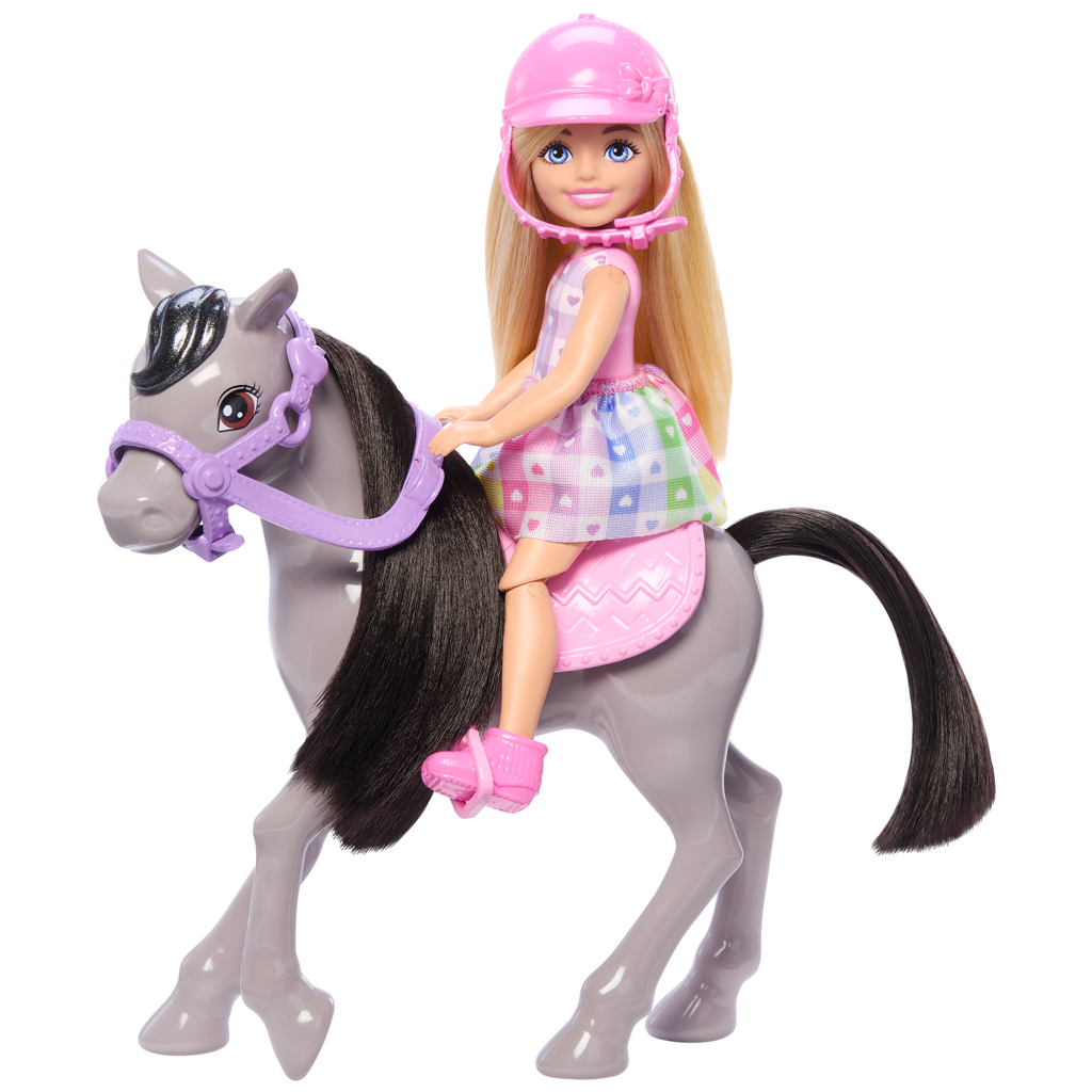 Barbie: Chelsea und Pony-Spielset – Mattel kép 2